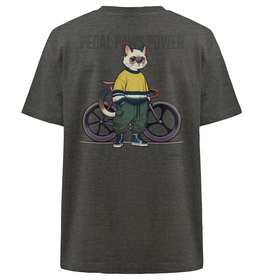 Mirvay Animal Gear Cat - Heavy Oversized Organic Shirt