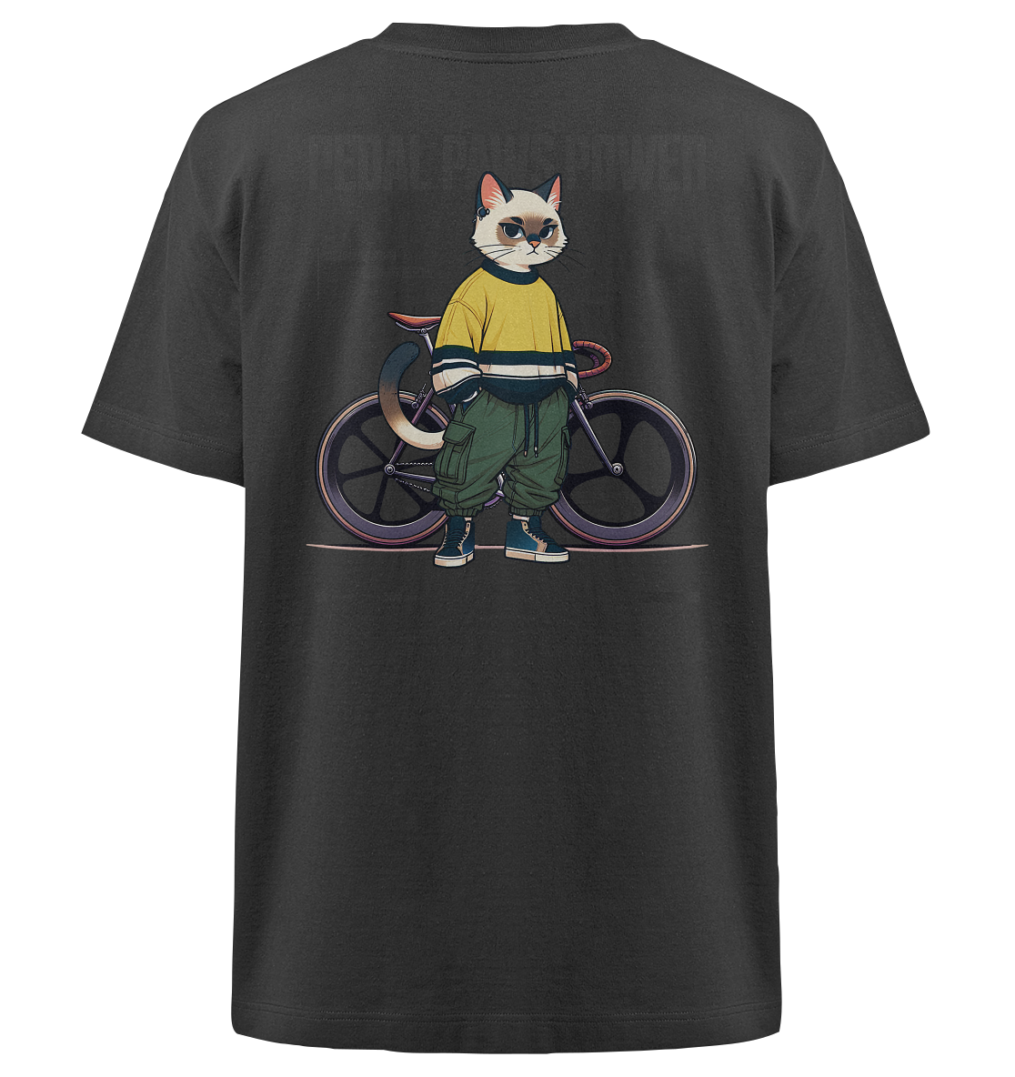 Mirvay Animal Gear Cat - Heavy Oversized Organic Shirt