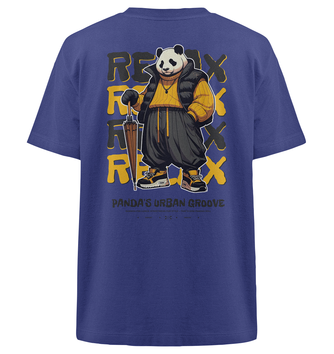 Mirvay Animal Panda - Heavy Oversized Organic Shirt