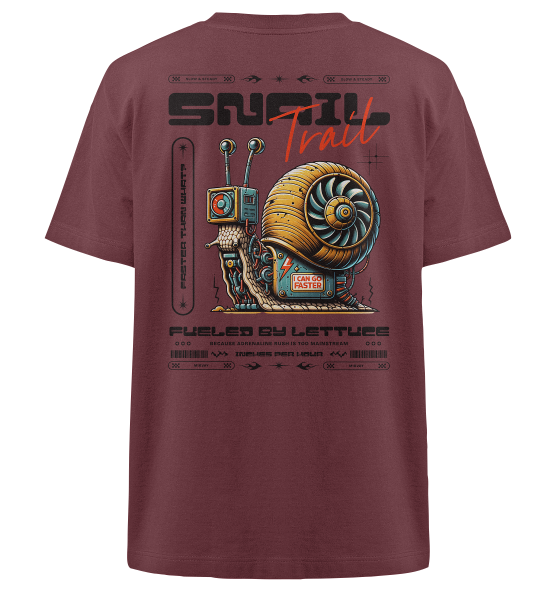 Mirvay Animal Snail - Heavy Oversized Organic Shirt