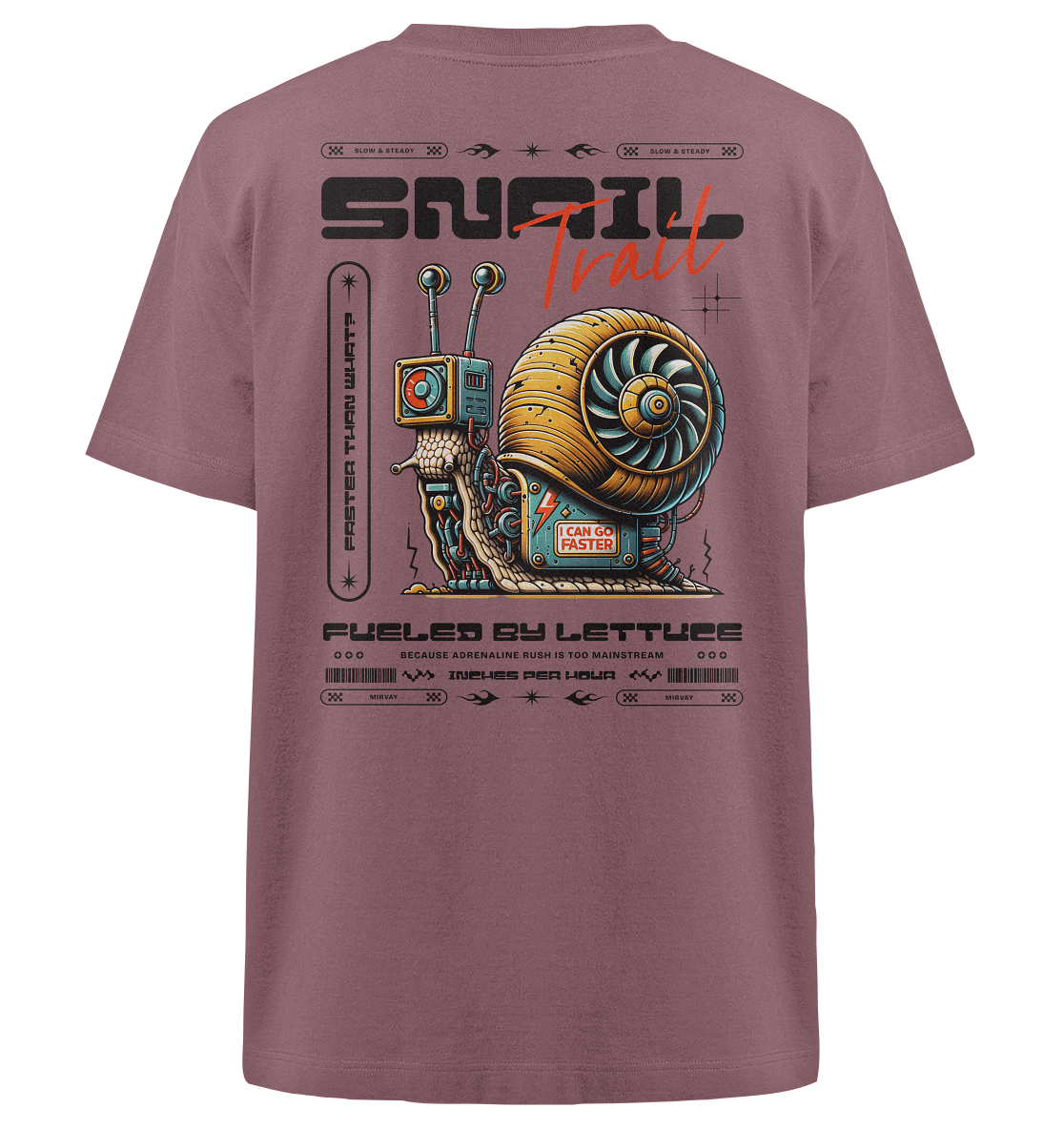 Mirvay Animal Snail - Heavy Oversized Organic Shirt