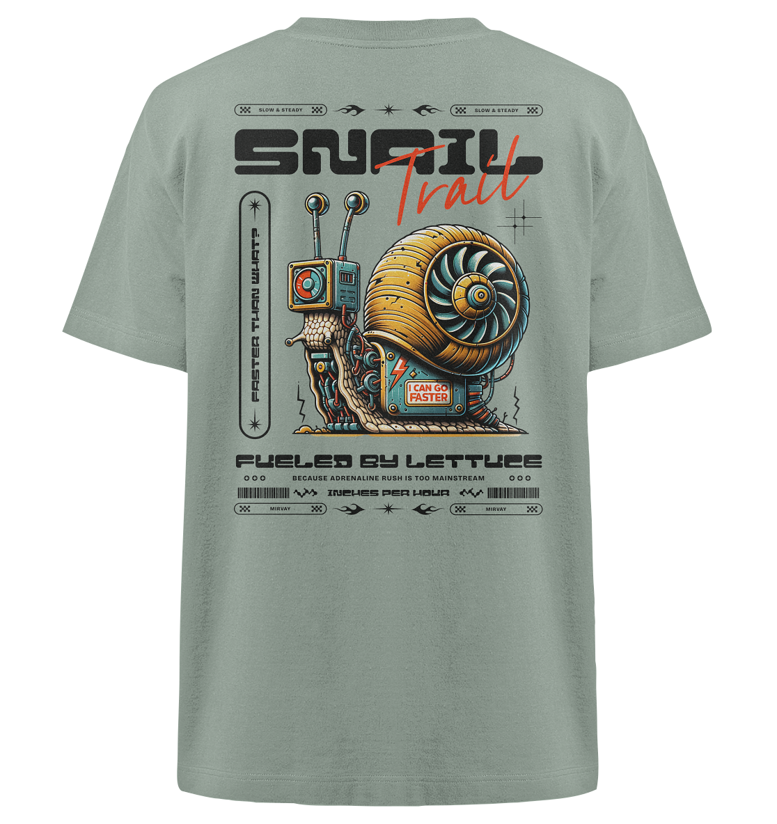 Mirvay Animal Snail - Heavy Oversized Organic Shirt