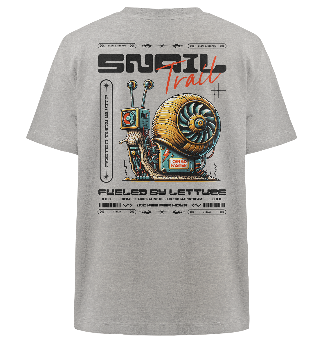 Mirvay Animal Snail - Heavy Oversized Organic Shirt