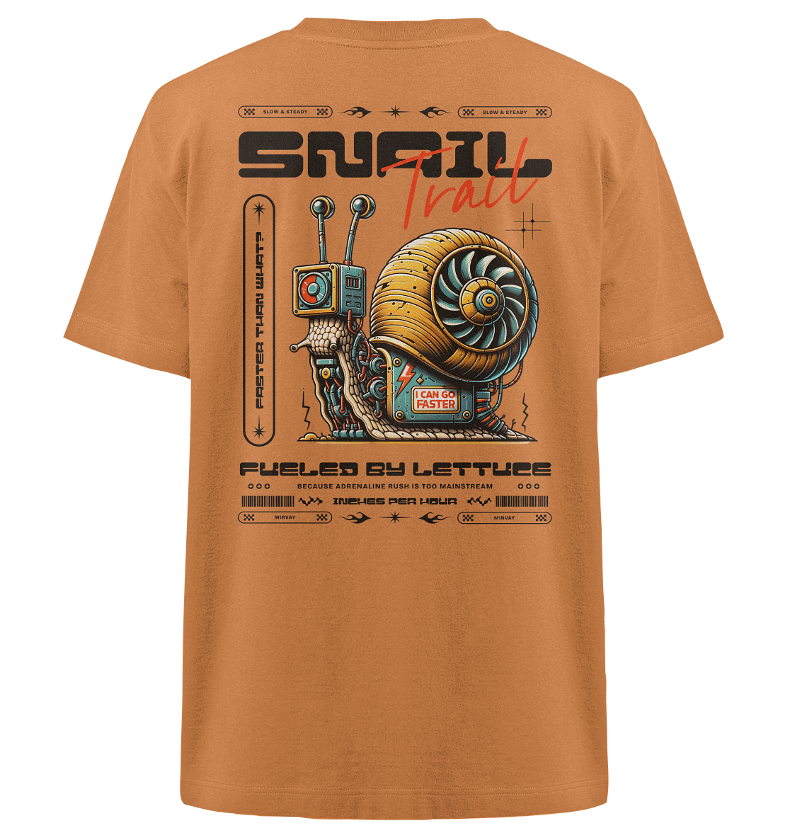 Mirvay Animal Snail - Heavy Oversized Organic Shirt