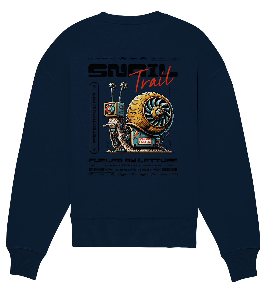 Mirvay Animal Snail - Organic Oversize Sweatshirt