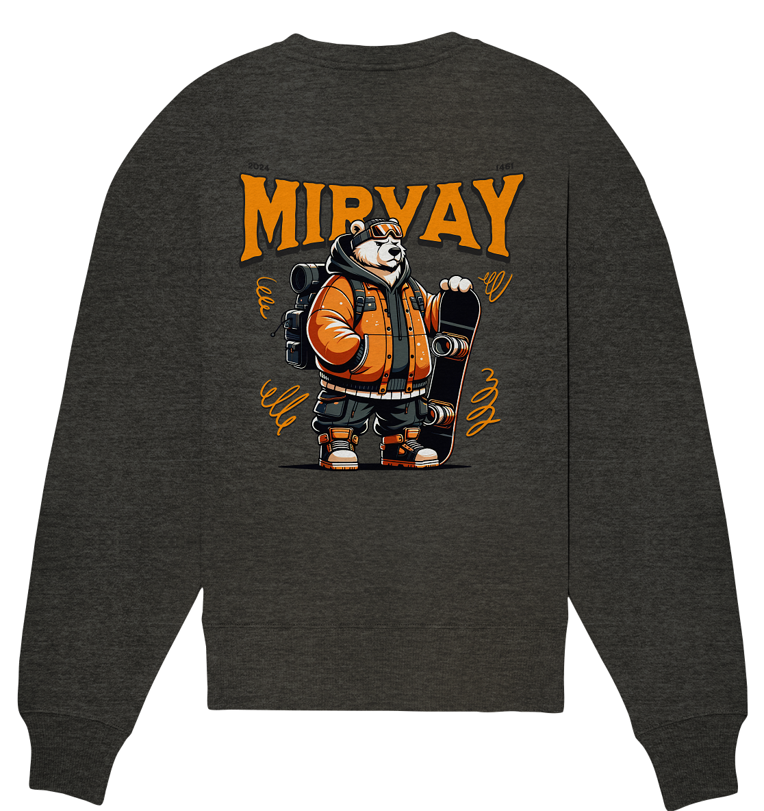 Mirvay Animal Polar Bear - Organic Oversize Sweatshirt