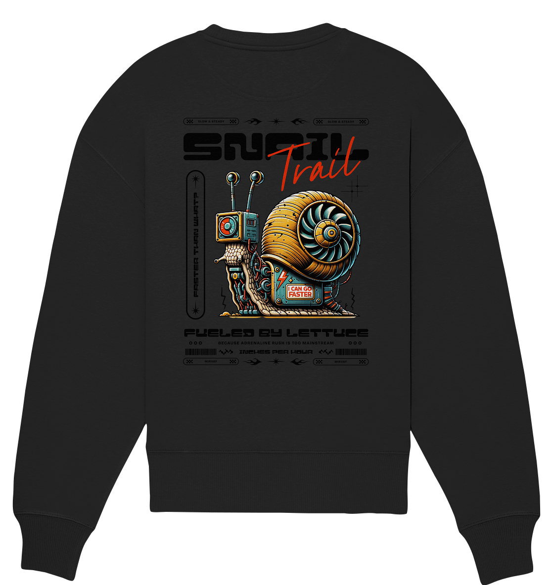 Mirvay Animal Snail - Organic Oversize Sweatshirt