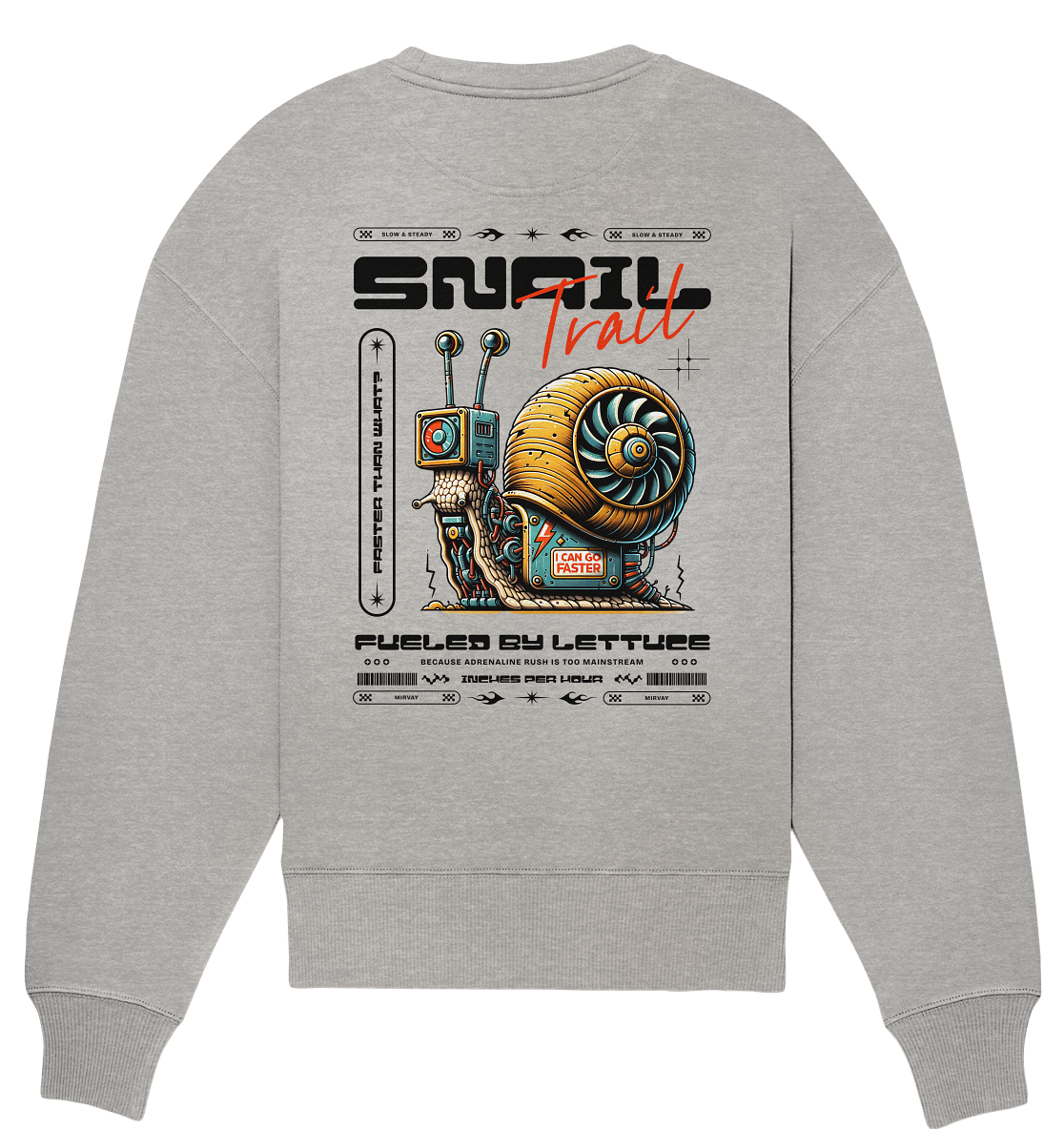 Mirvay Animal Snail - Organic Oversize Sweatshirt