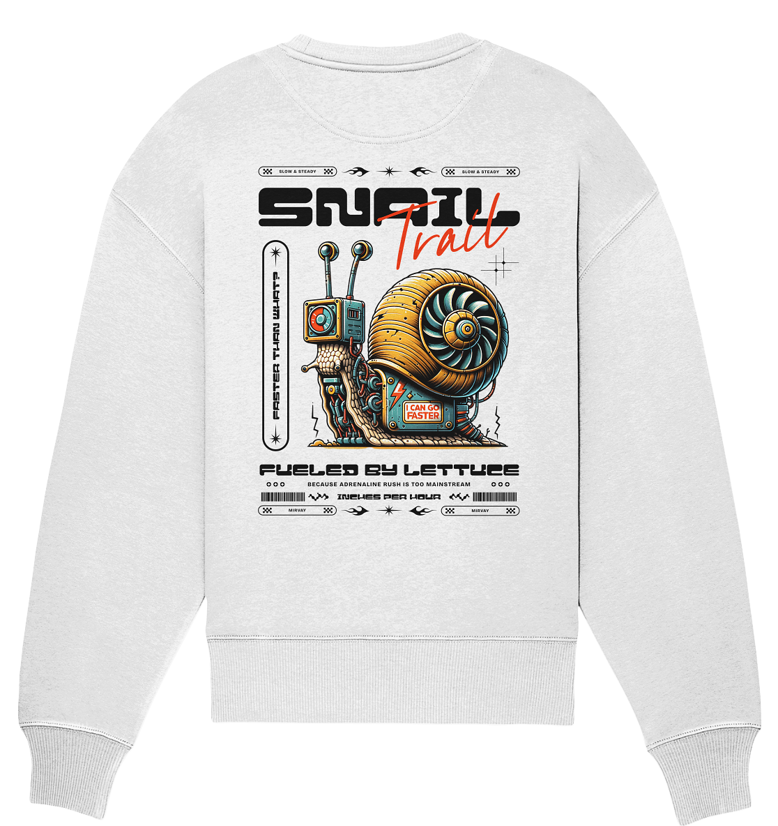 Mirvay Animal Snail - Organic Oversize Sweatshirt