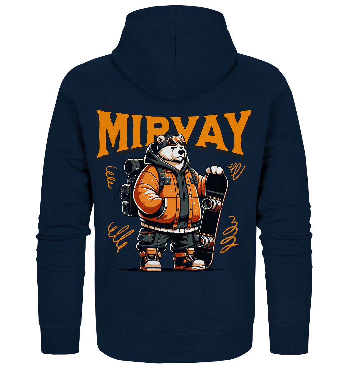 Mirvay Animal Polar Bear - Organic Zipper