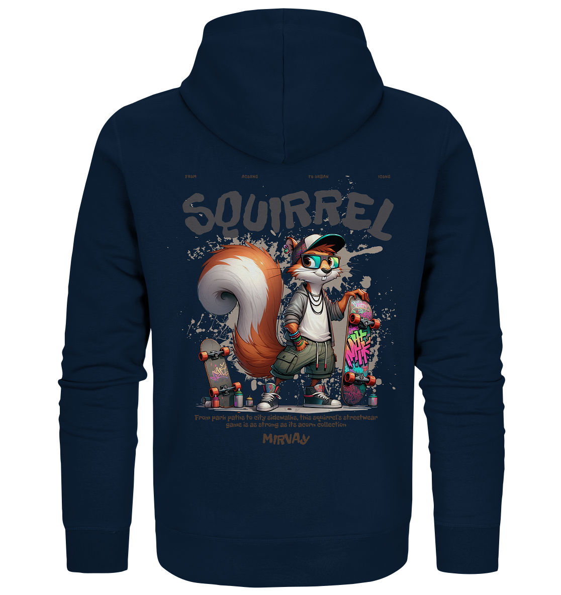 Mirvay Animal Squirrel - Organic Zipper