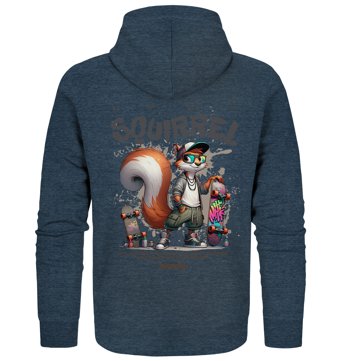 Mirvay Animal Squirrel - Organic Zipper