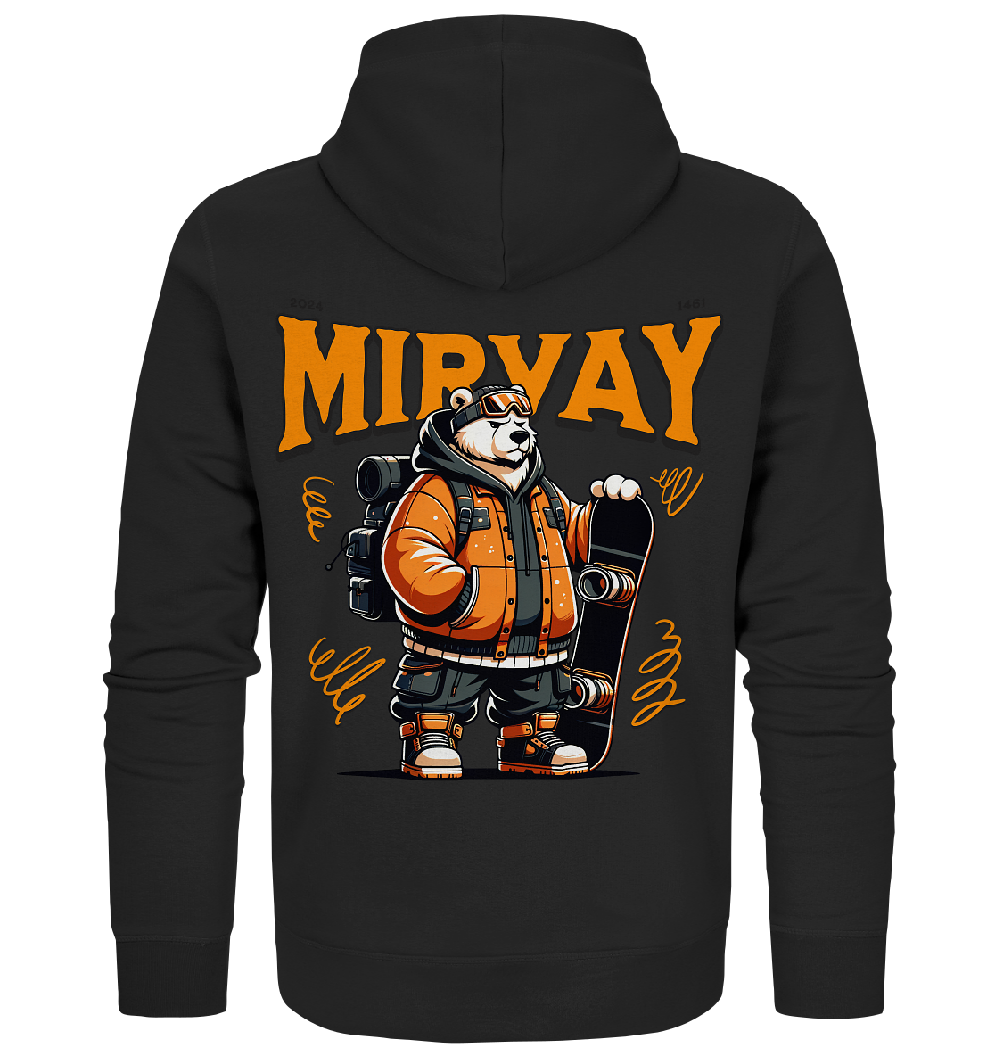 Mirvay Animal Polar Bear - Organic Zipper