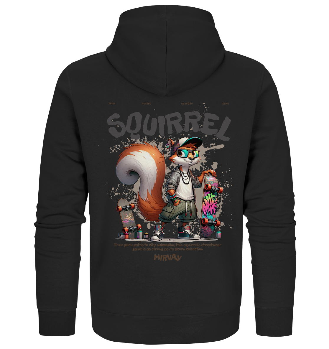 Mirvay Animal Squirrel - Organic Zipper