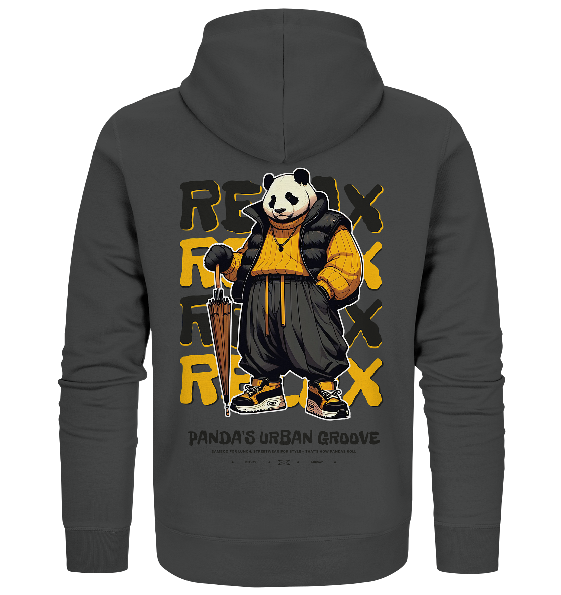 Mirvay Animal Panda - Organic Zipper