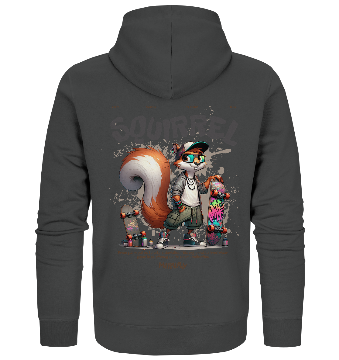 Mirvay Animal Squirrel - Organic Zipper