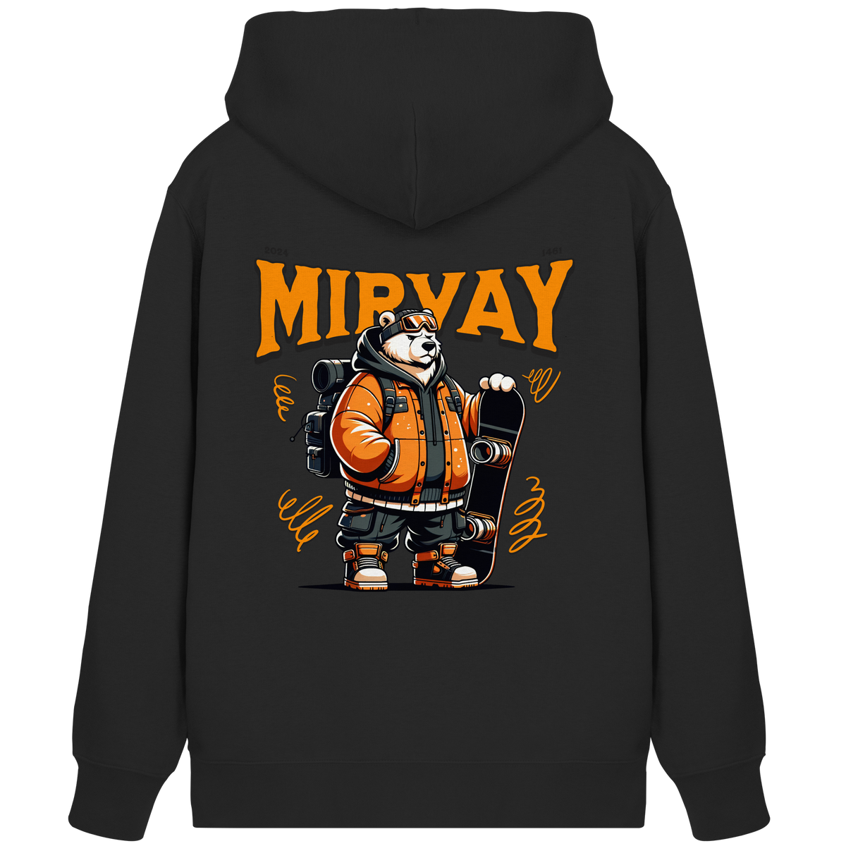 Mirvay Animal Polar Bear - Organic Zipper