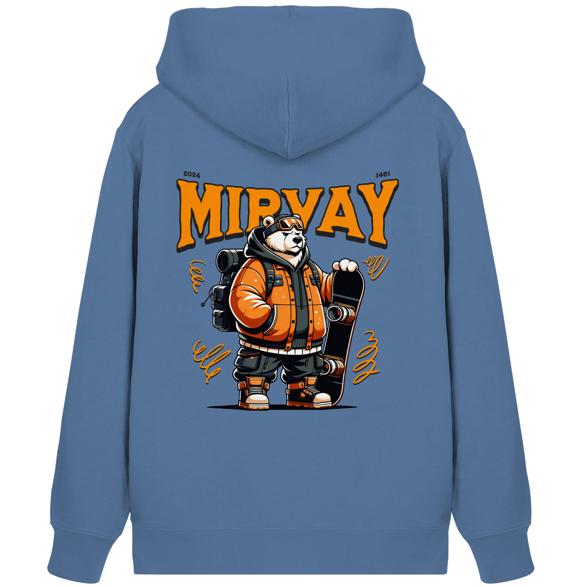 Mirvay Animal Polar Bear - Organic Zipper