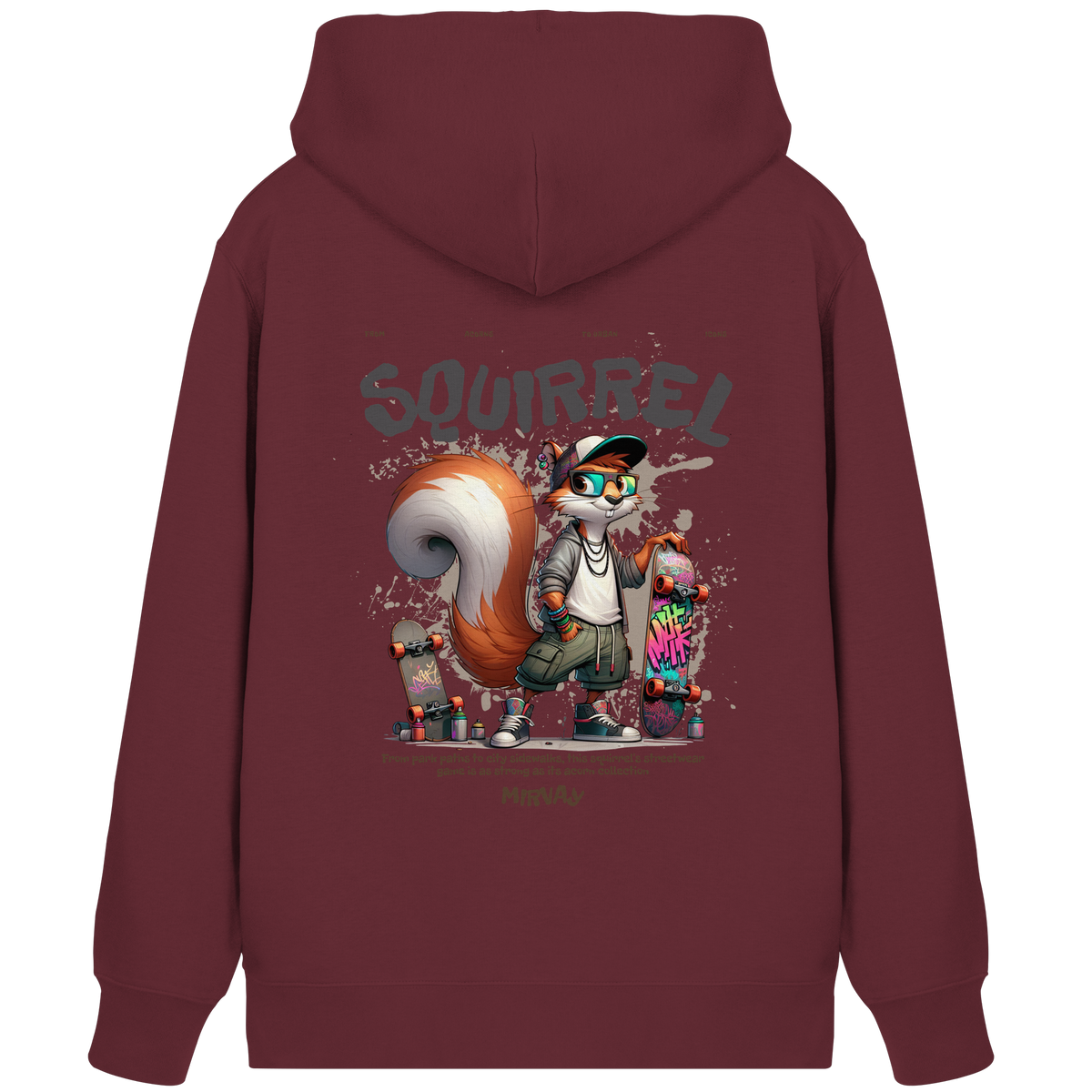 Mirvay Animal Squirrel - Organic Zipper