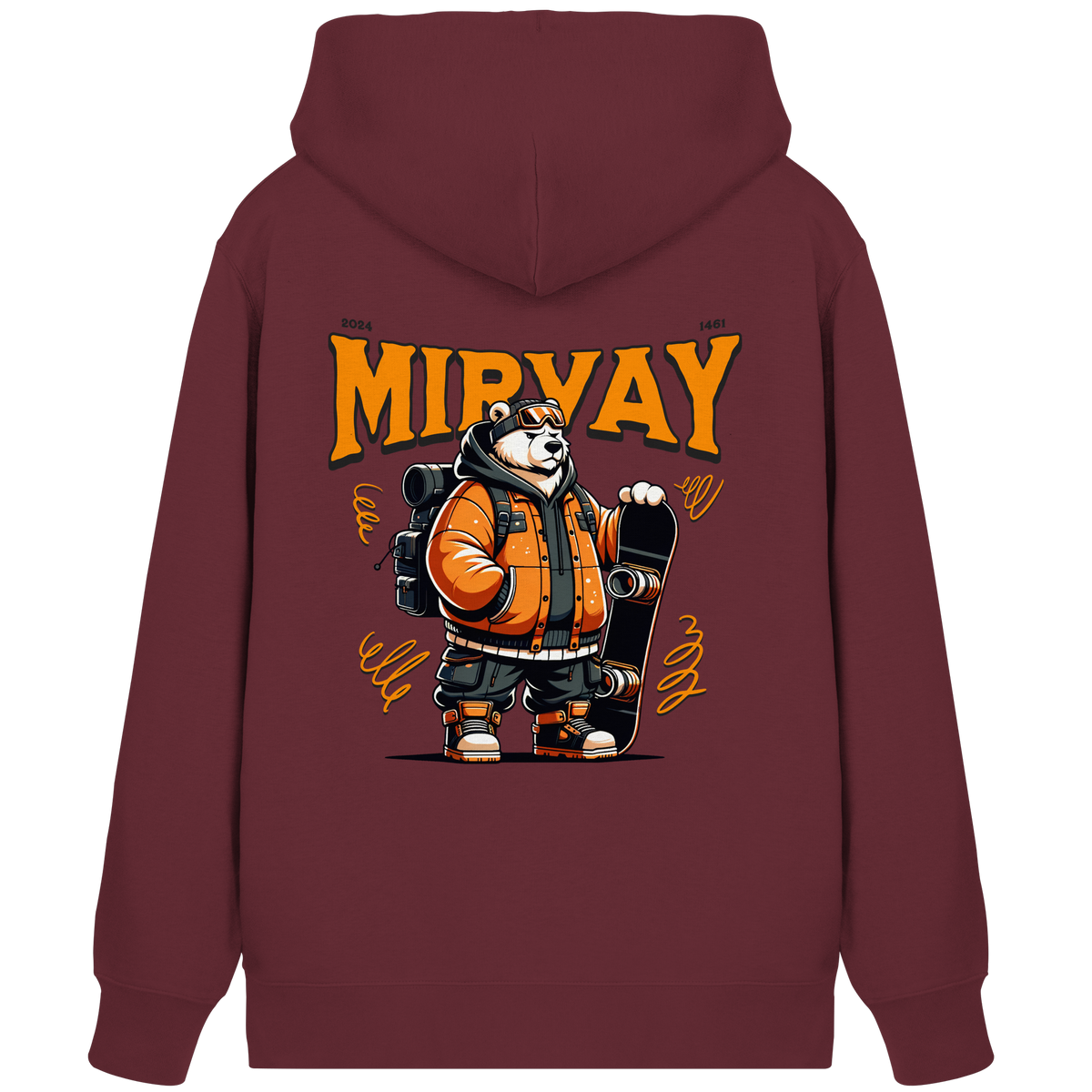 Mirvay Animal Polar Bear - Organic Zipper