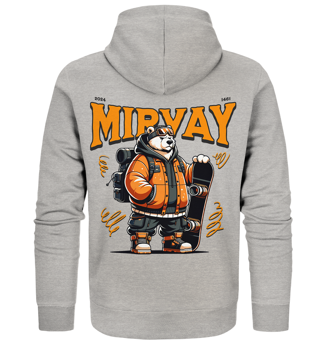 Mirvay Animal Polar Bear - Organic Zipper