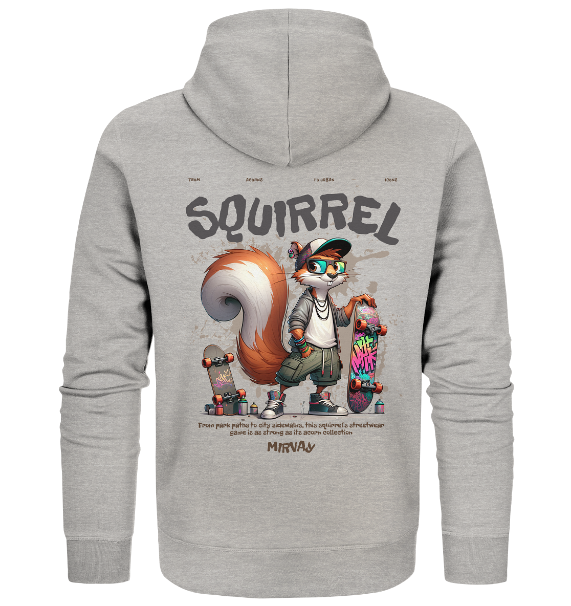 Mirvay Animal Squirrel - Organic Zipper