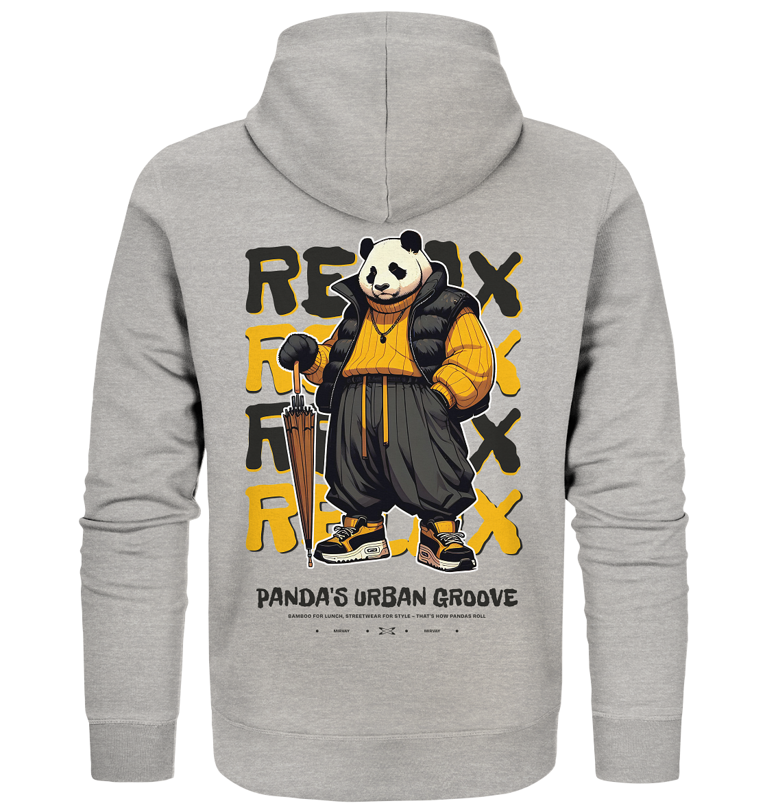 Mirvay Animal Panda - Organic Zipper