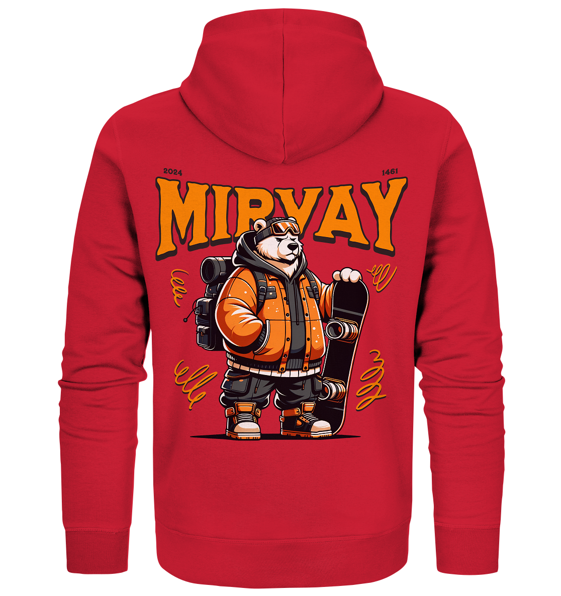 Mirvay Animal Polar Bear - Organic Zipper