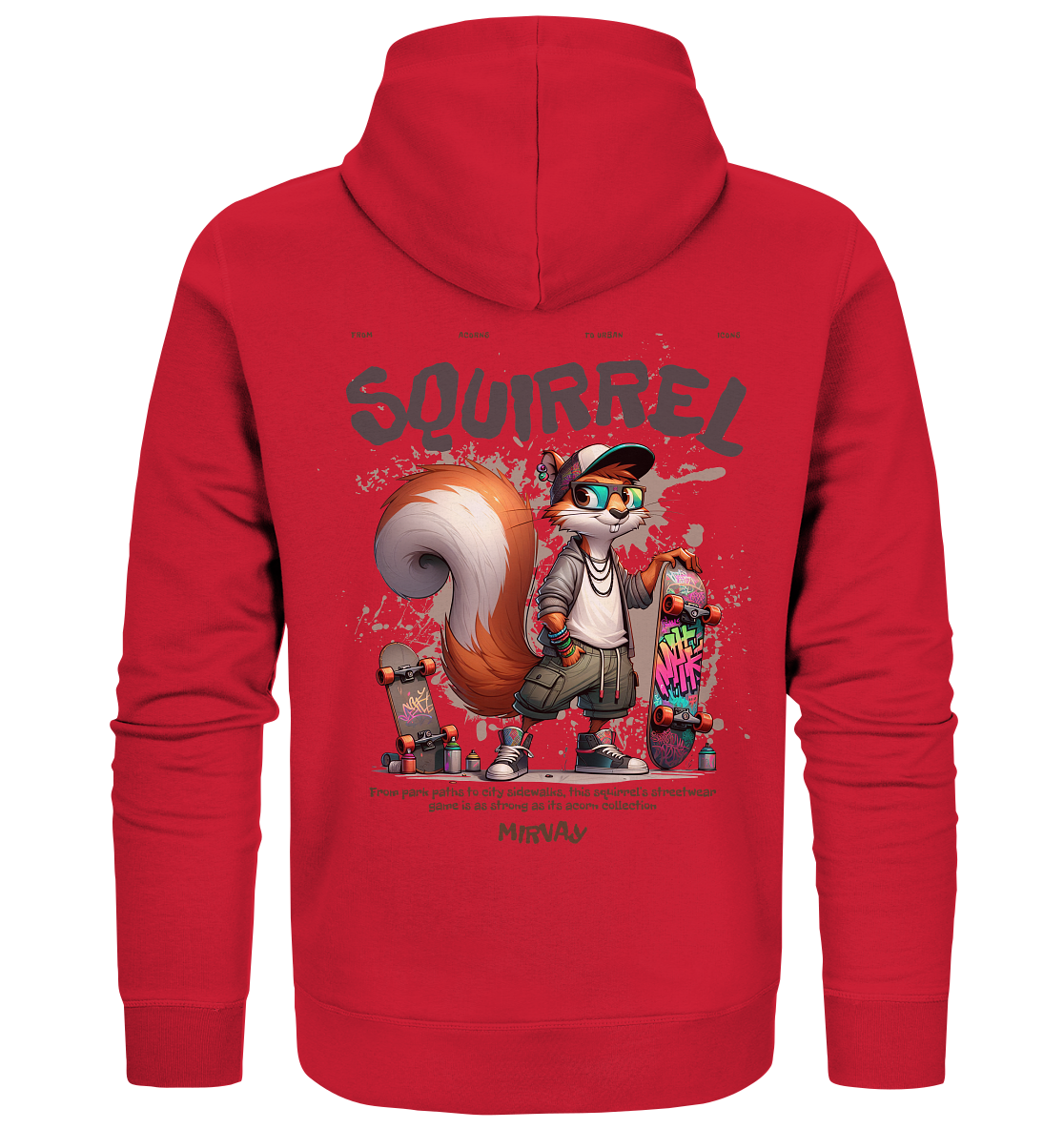 Mirvay Animal Squirrel - Organic Zipper