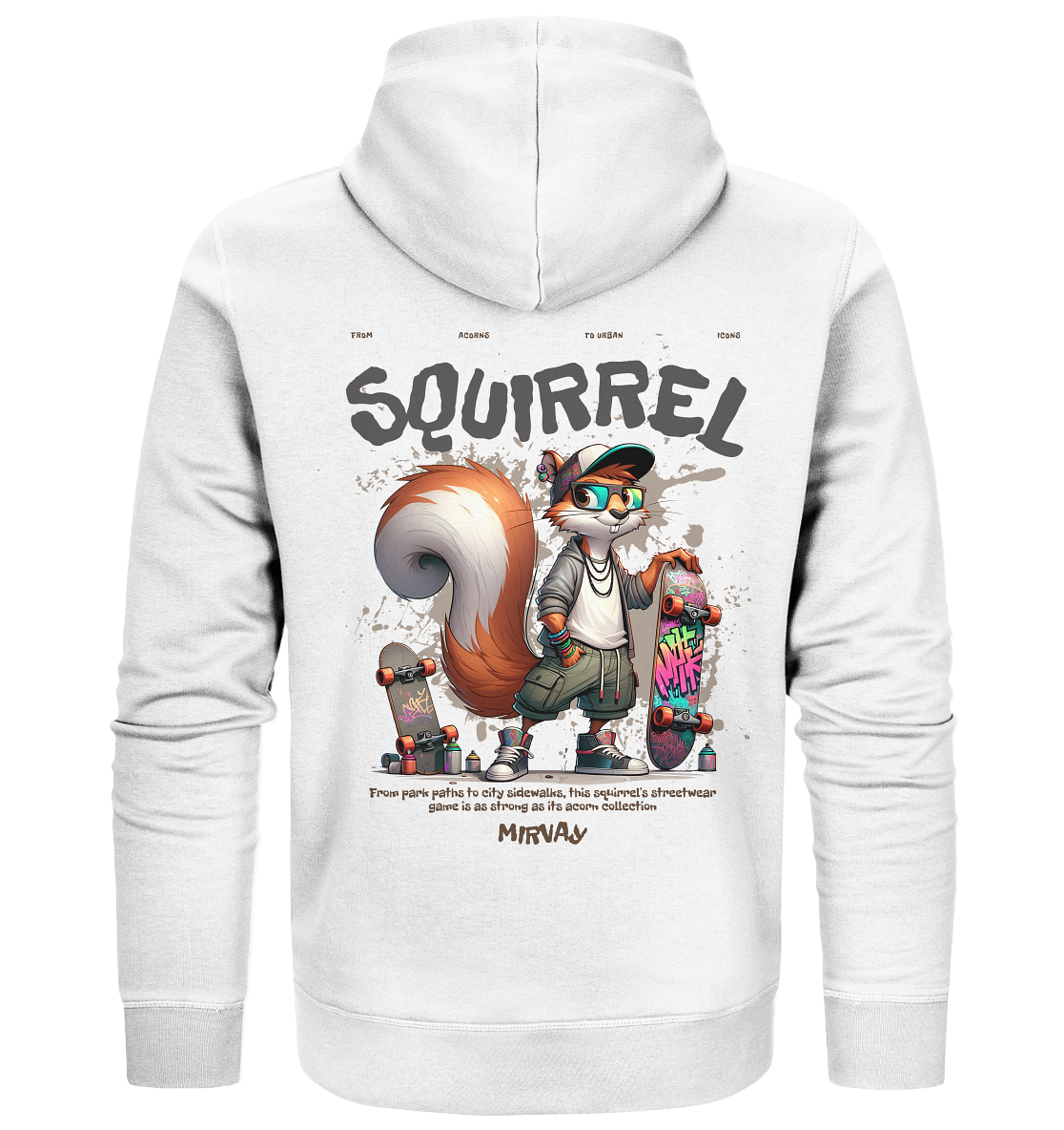 Mirvay Animal Squirrel - Organic Zipper