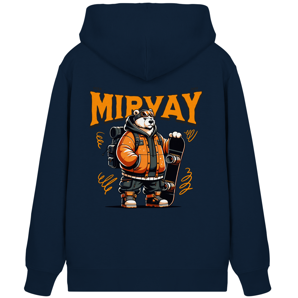 Mirvay Animal Polar Bear - Organic Zipper