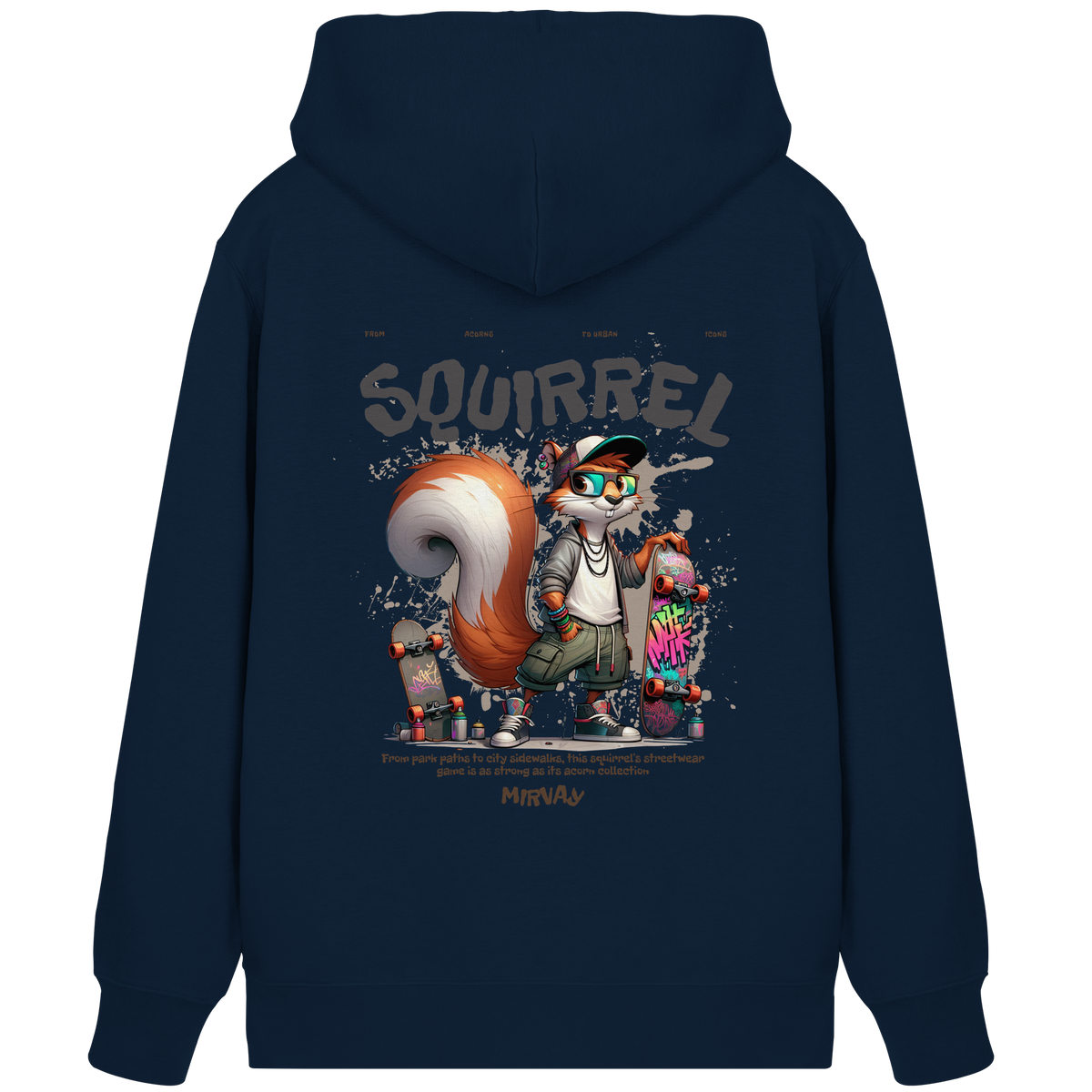 Mirvay Animal Squirrel - Organic Zipper