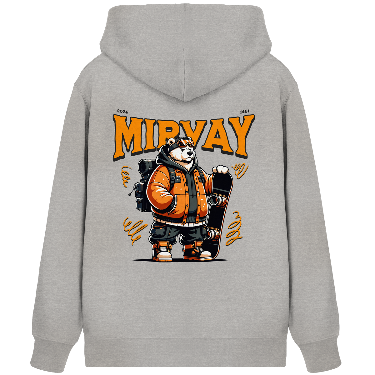 Mirvay Animal Polar Bear - Organic Zipper