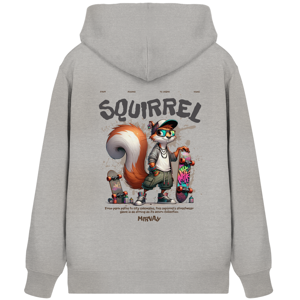 Mirvay Animal Squirrel - Organic Zipper