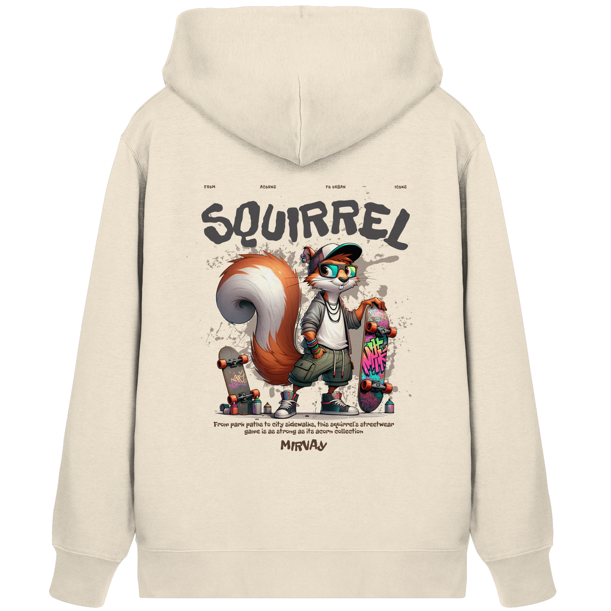 Mirvay Animal Squirrel - Organic Zipper