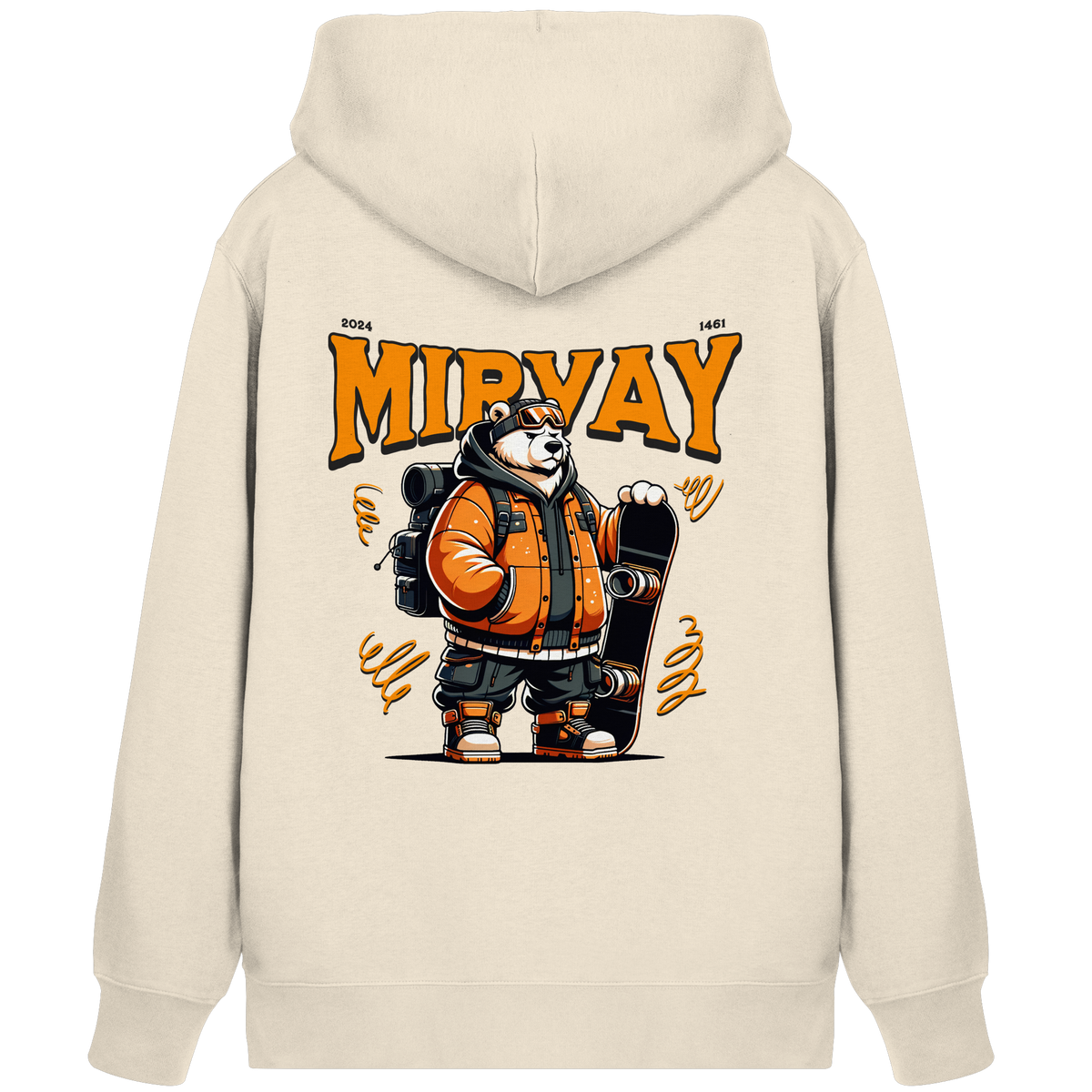 Mirvay Animal Polar Bear - Organic Zipper