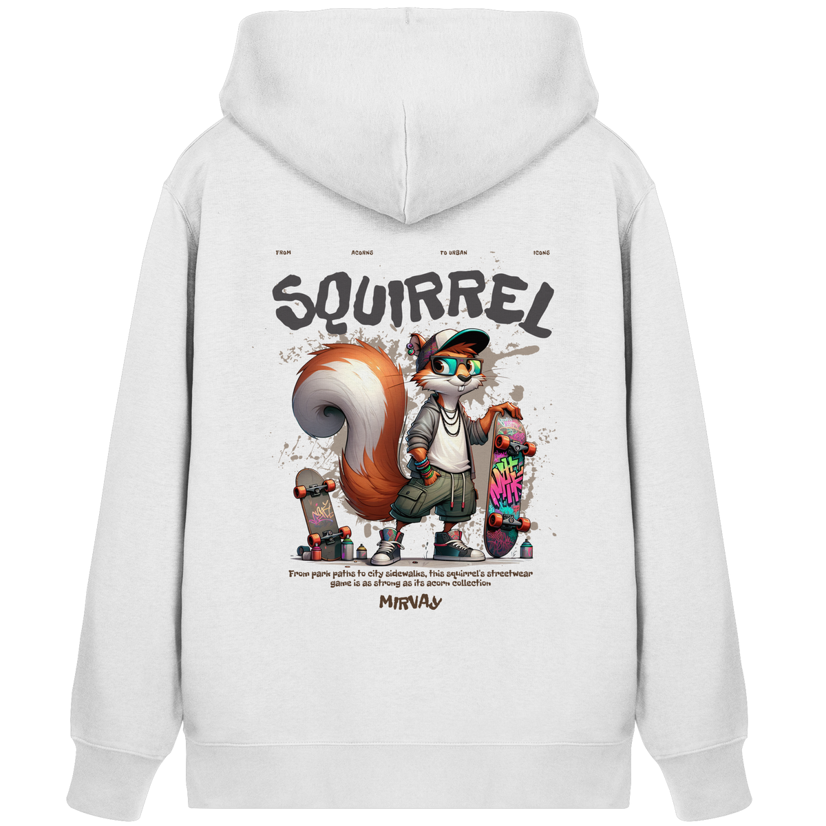 Mirvay Animal Squirrel - Organic Zipper