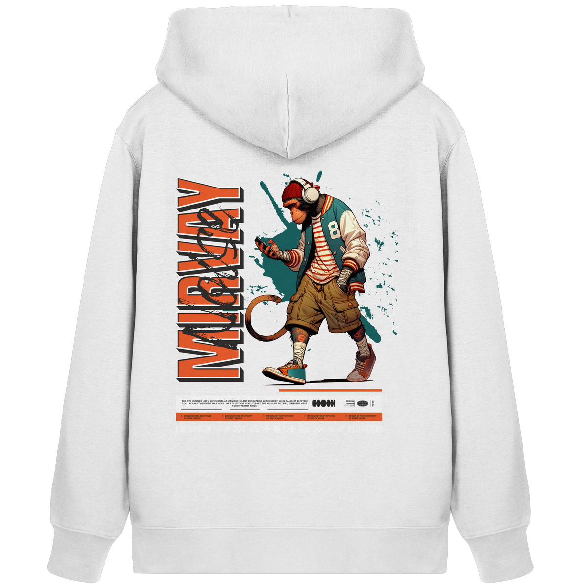 Mirvay Animal Monkey - Organic Zipper