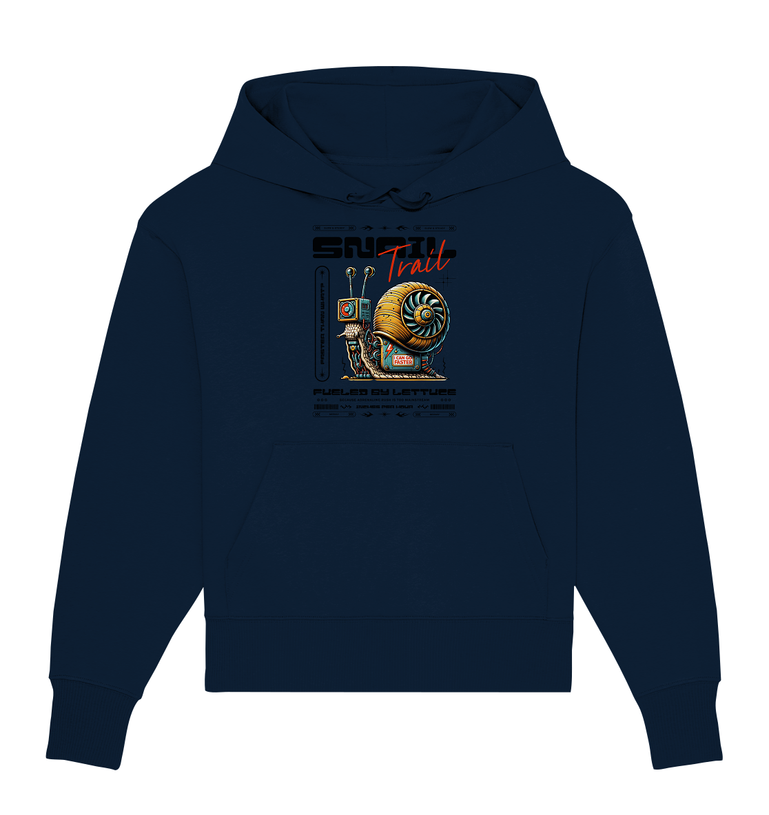 Mirvay Animal Snail - Organic Oversize Hoodie