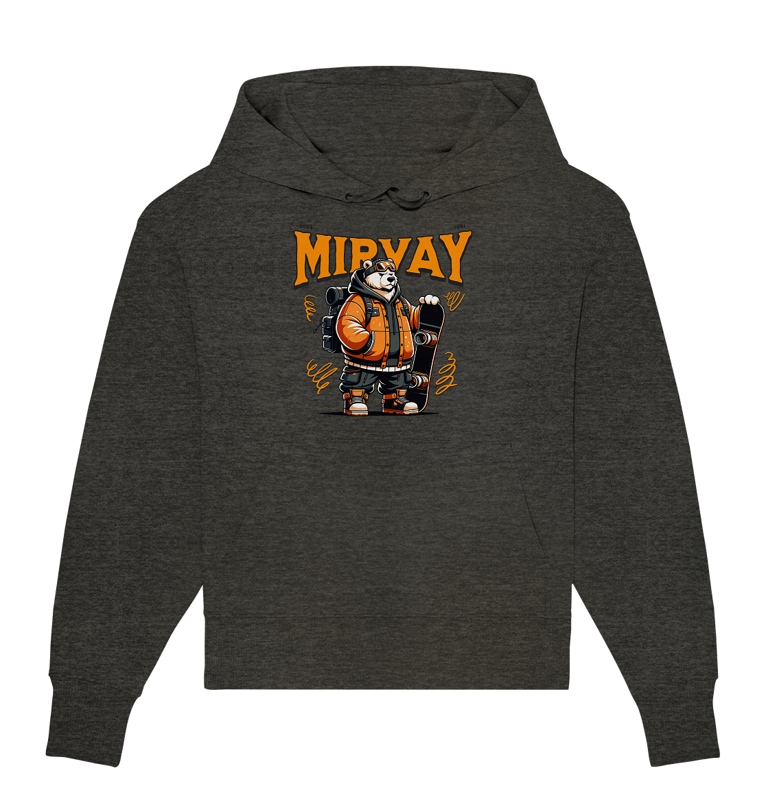 Mirvay Animal Polar Bear - Organic Oversize Hoodie