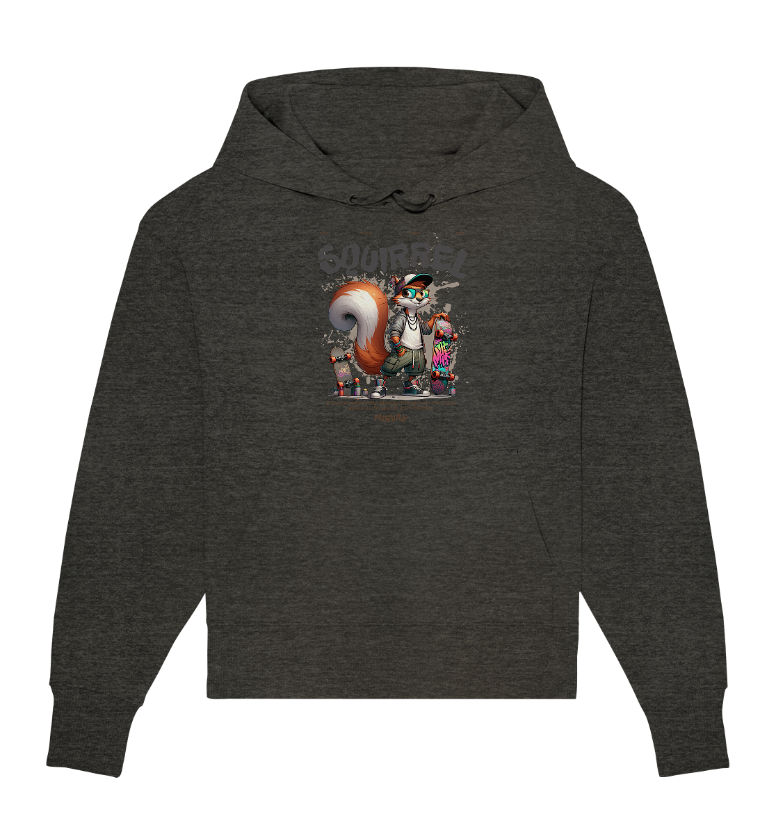 Mirvay Animal Squirrel - Organic Oversize Hoodie