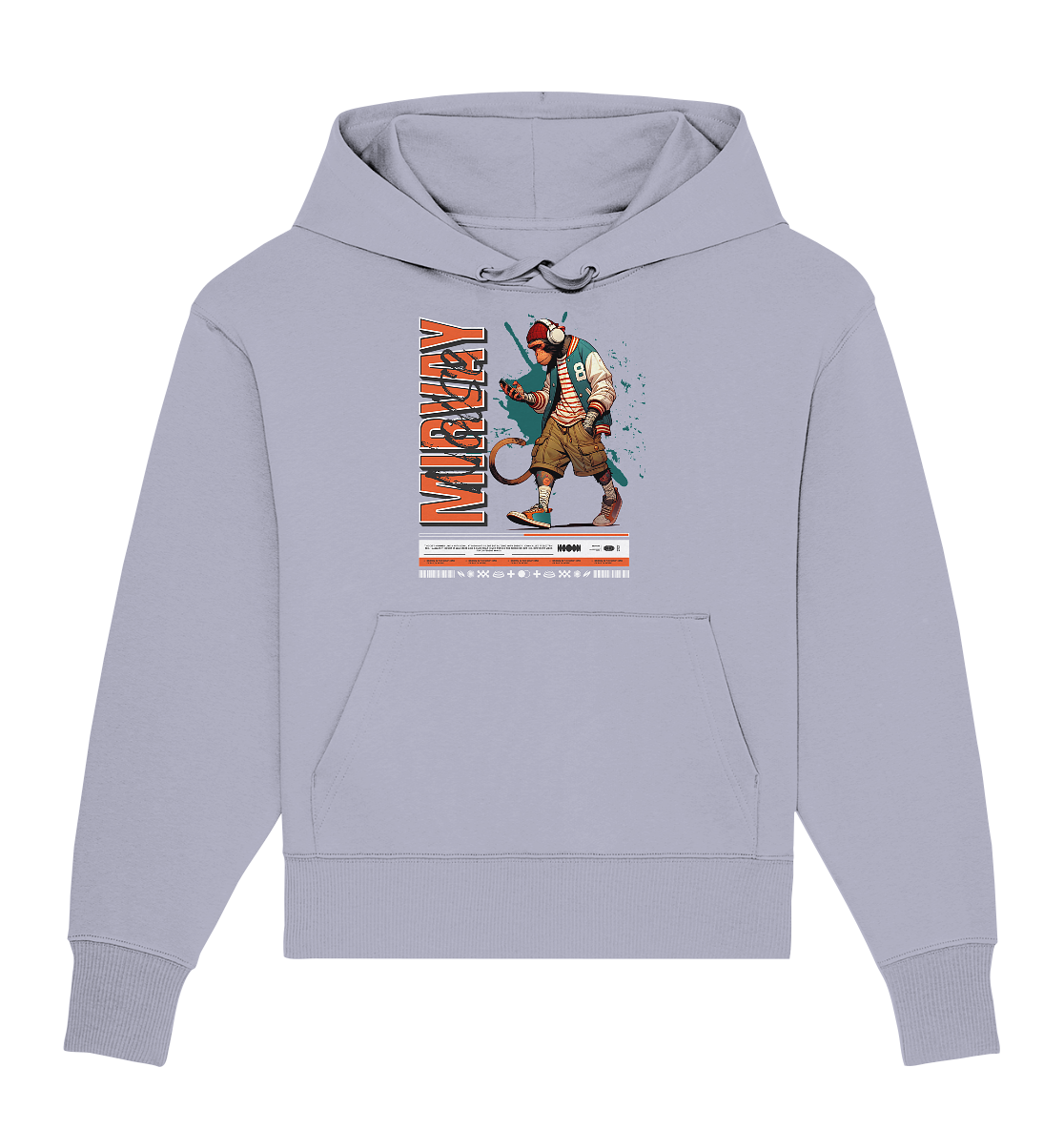 Mirvay Animal Monkey - Organic Oversize Hoodie