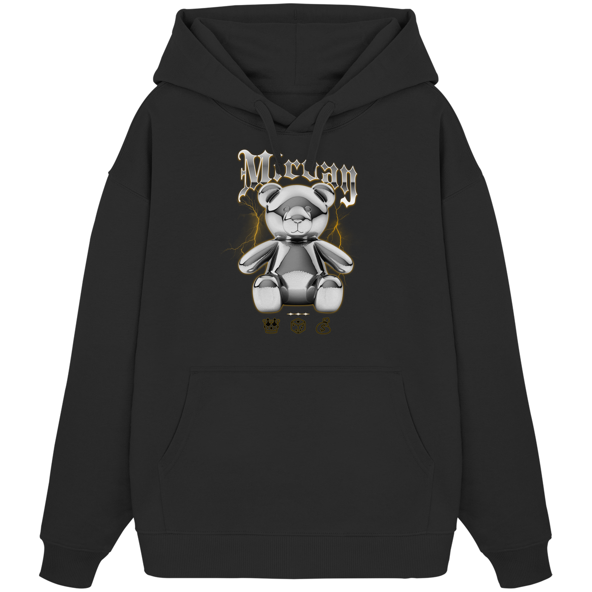 Mirvay Fancy Glamour Bear - Organic Oversize Hoodie