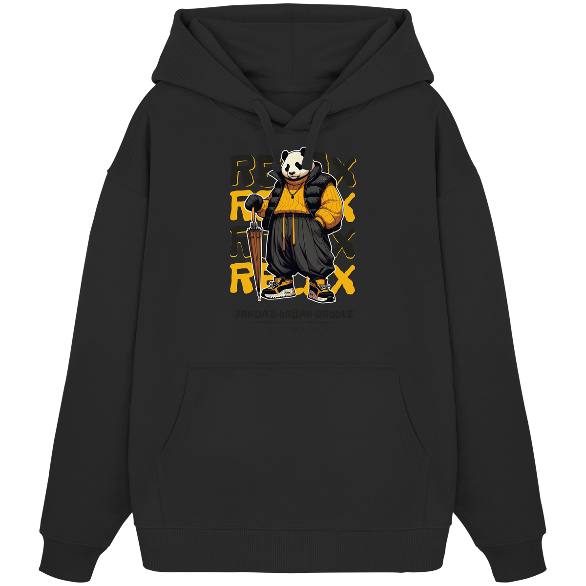 Mirvay Animal Panda - Organic Oversize Hoodie