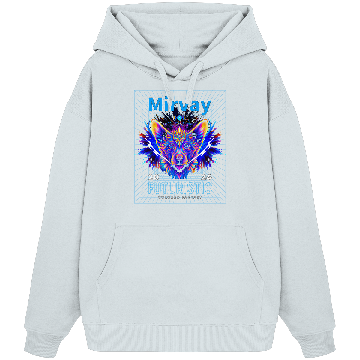 Mirvay Fancy Future Cat - Organic Oversize Hoodie