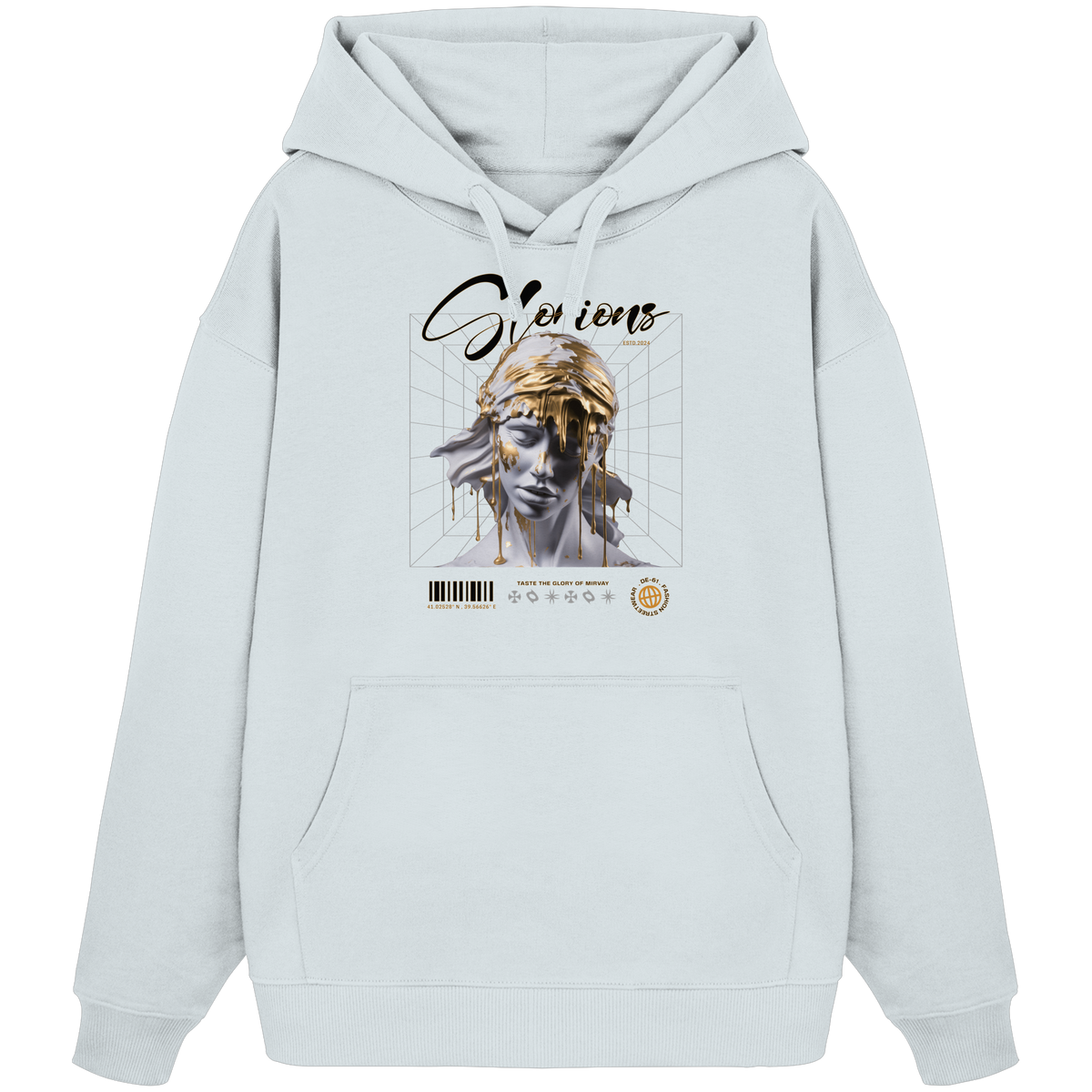 Mirvay Greek Glorions - Organic Oversize Hoodie