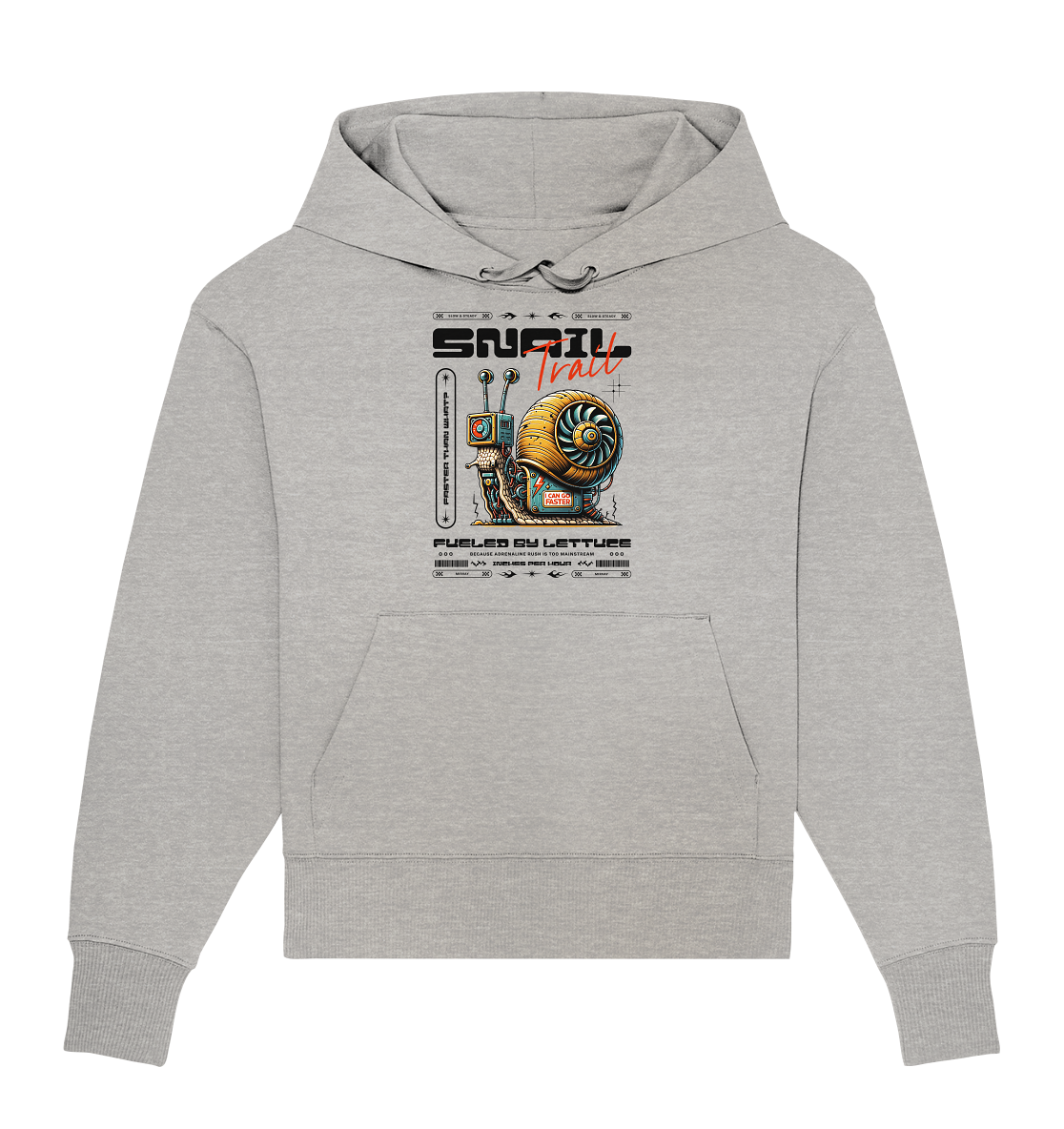 Mirvay Animal Snail - Organic Oversize Hoodie