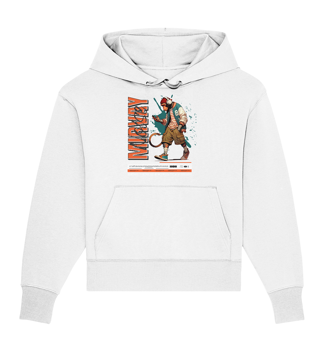 Mirvay Animal Monkey - Organic Oversize Hoodie