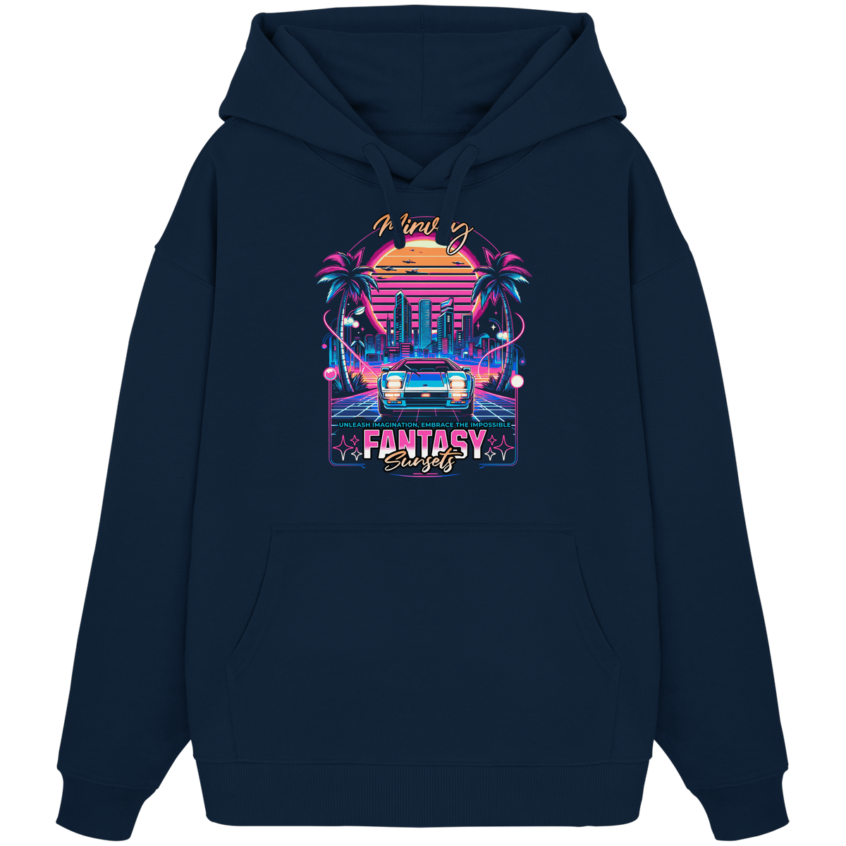 Mirvay Fancy City - Organic Oversize Hoodie