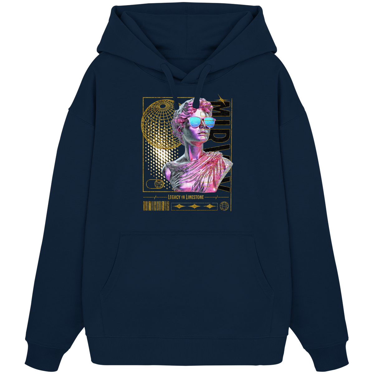 Mirvay Greek Legacy - Organic Oversize Hoodie